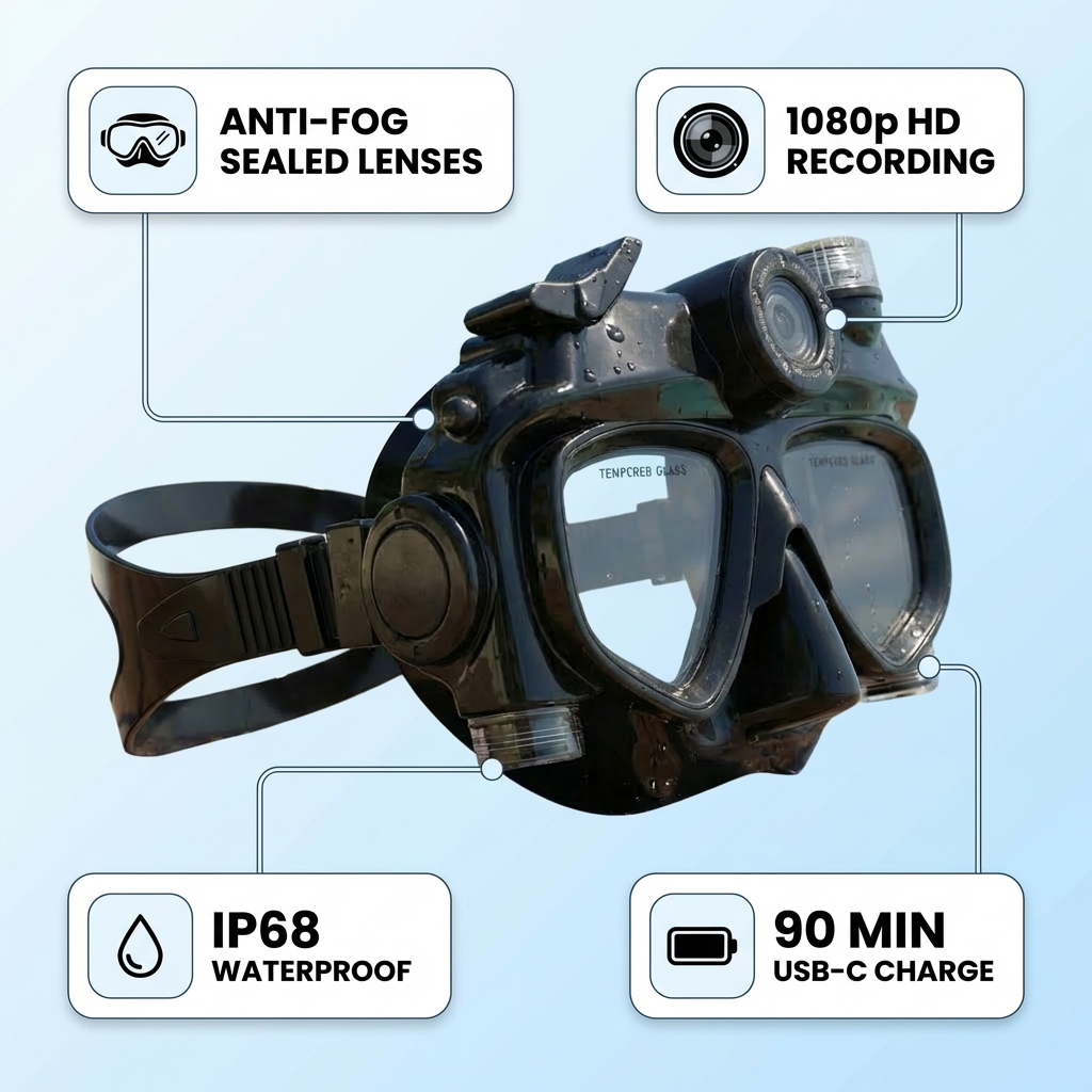 AquaVue™ Underwater Recording Goggles