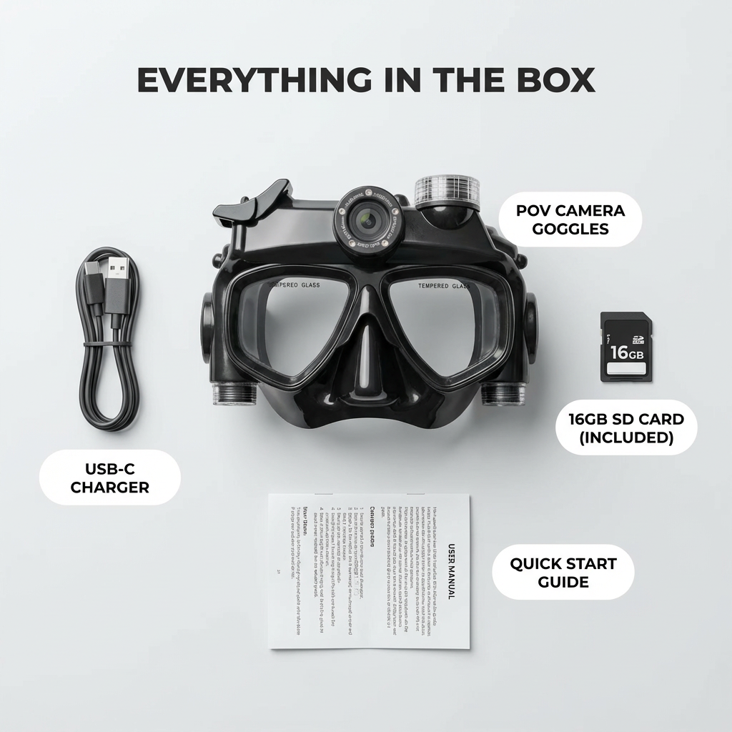AquaVue™ Underwater Recording Goggles
